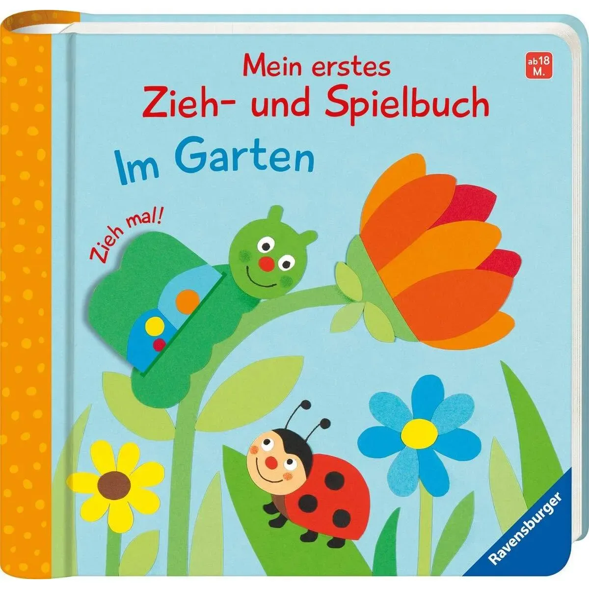 RAVENSBURGER 43983 Mein erstes Zieh- und Spielbuch: Im Garten von Ravensburger – Produktfoto