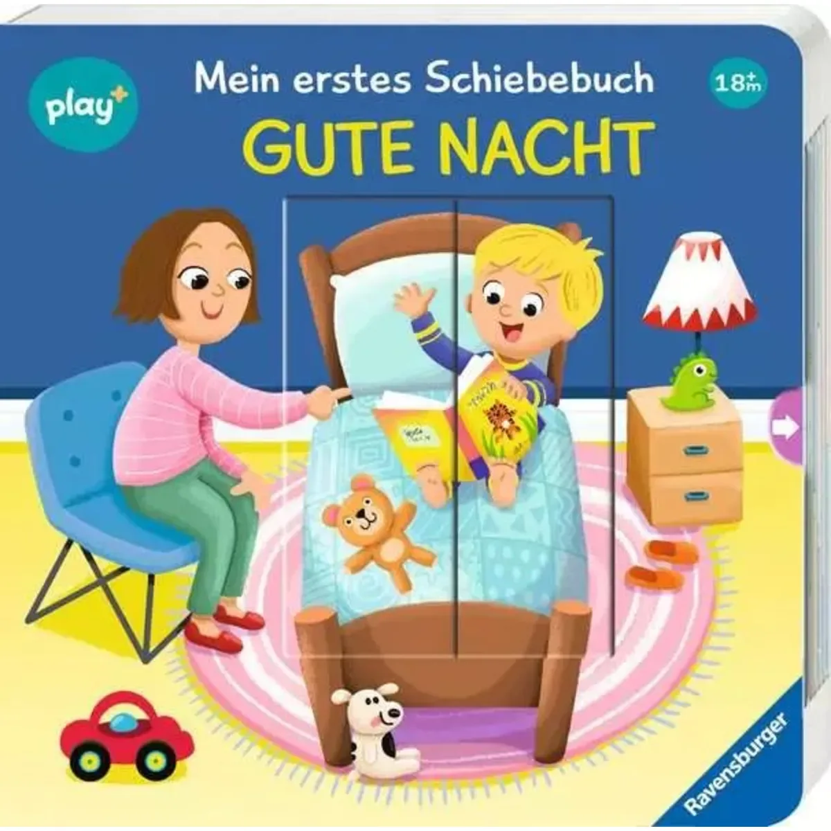 Ravensburger 45627 Play+ Mein erstes Schiebebuch Gute Nacht - ab 18 Monate von Ravensburger – Produktfoto