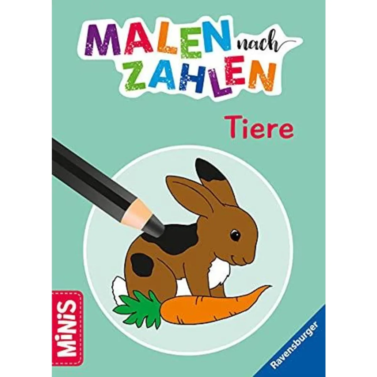 RAVENSBURGER 46014 Minis: Tiere-Malen nach Zahlen von Ravensburger – Produktfoto