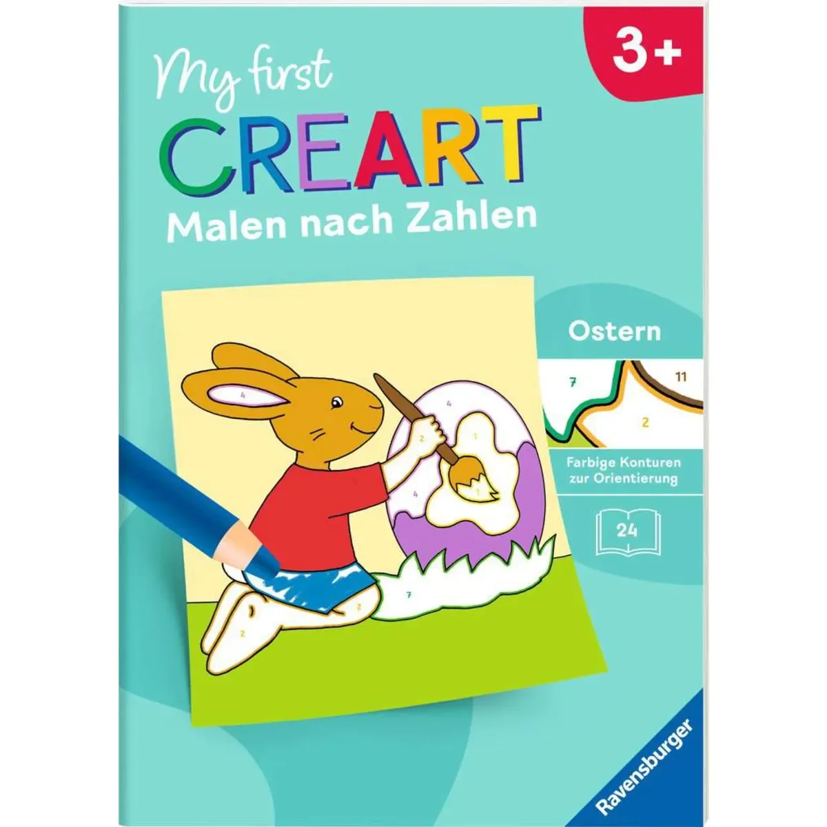 Ravensburger 48842 My first CreArt Malen nach Zahlen ab 3 - Ostern von Ravensburger – Produktfoto