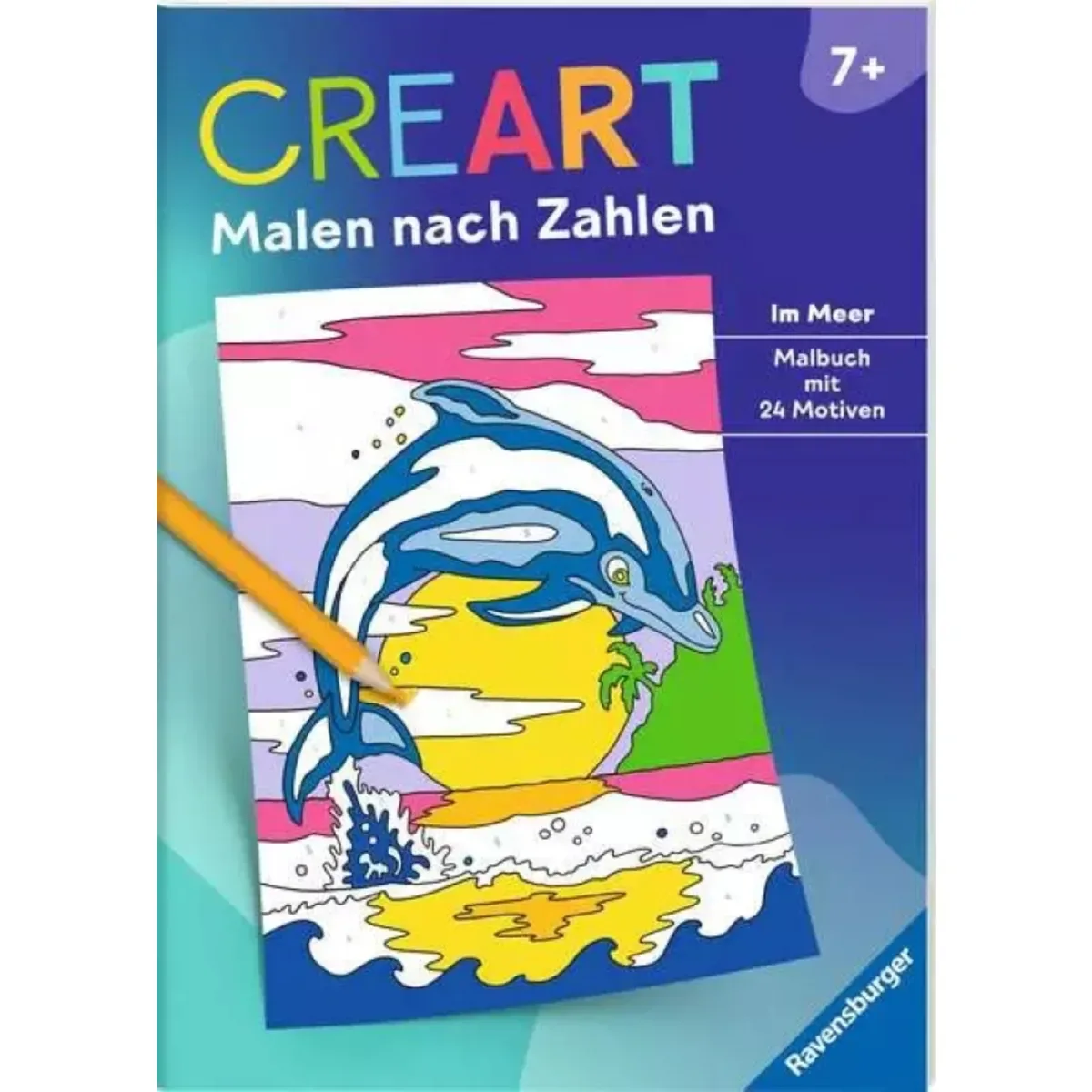 Ravensburger 48862 CreArt Malen nach Zahlen ab 7: Im Meer von Ravensburger – Produktfoto