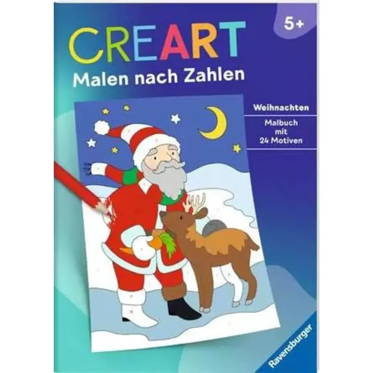 Ravensburger 48864 CreArt Malen nach Zahlen - Weihnachten von Ravensburger – Produktfoto