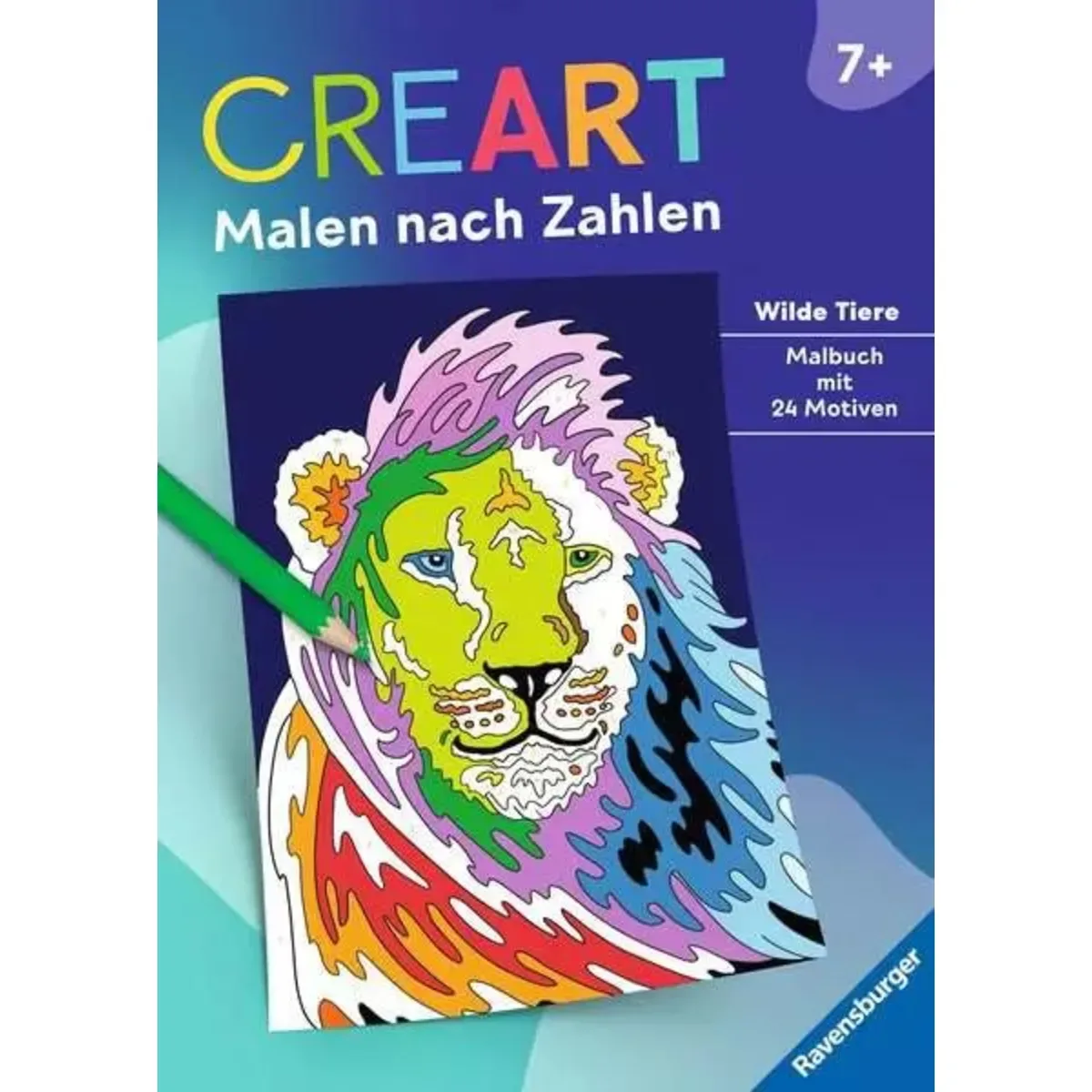 Ravensburger 48912 CreArt Malen nach Zahlen ab 7: Wilde Tiere von Ravensburger – Produktfoto