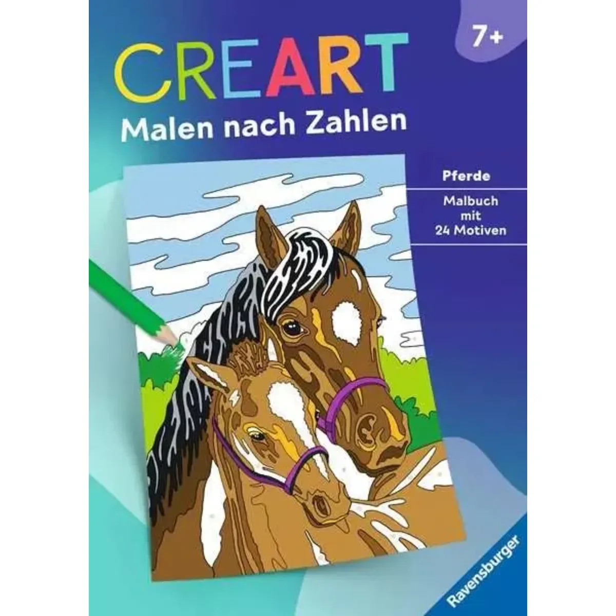 Ravensburger 48935 CreArt Malen nach Zahlen ab 7: Pferde von Ravensburger – Produktfoto