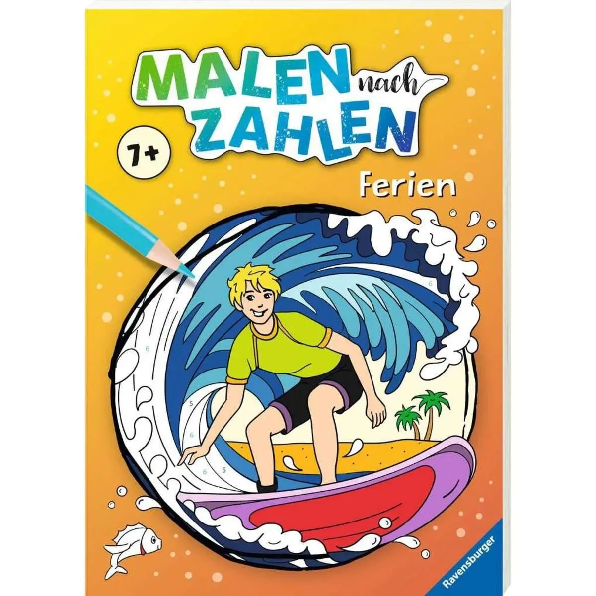 RAVENSBURGER 48975 Malen nach Zahlen ab 7 Jahren Ferien von Ravensburger – Produktfoto