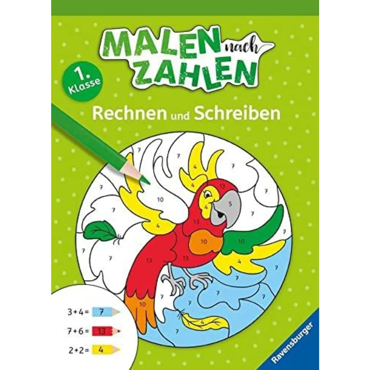 RAVENSBURGER 48977 Malen nach Zahlen, 1. Klasse: Rechnen und Schreiben de Ravensburger – photo du produit