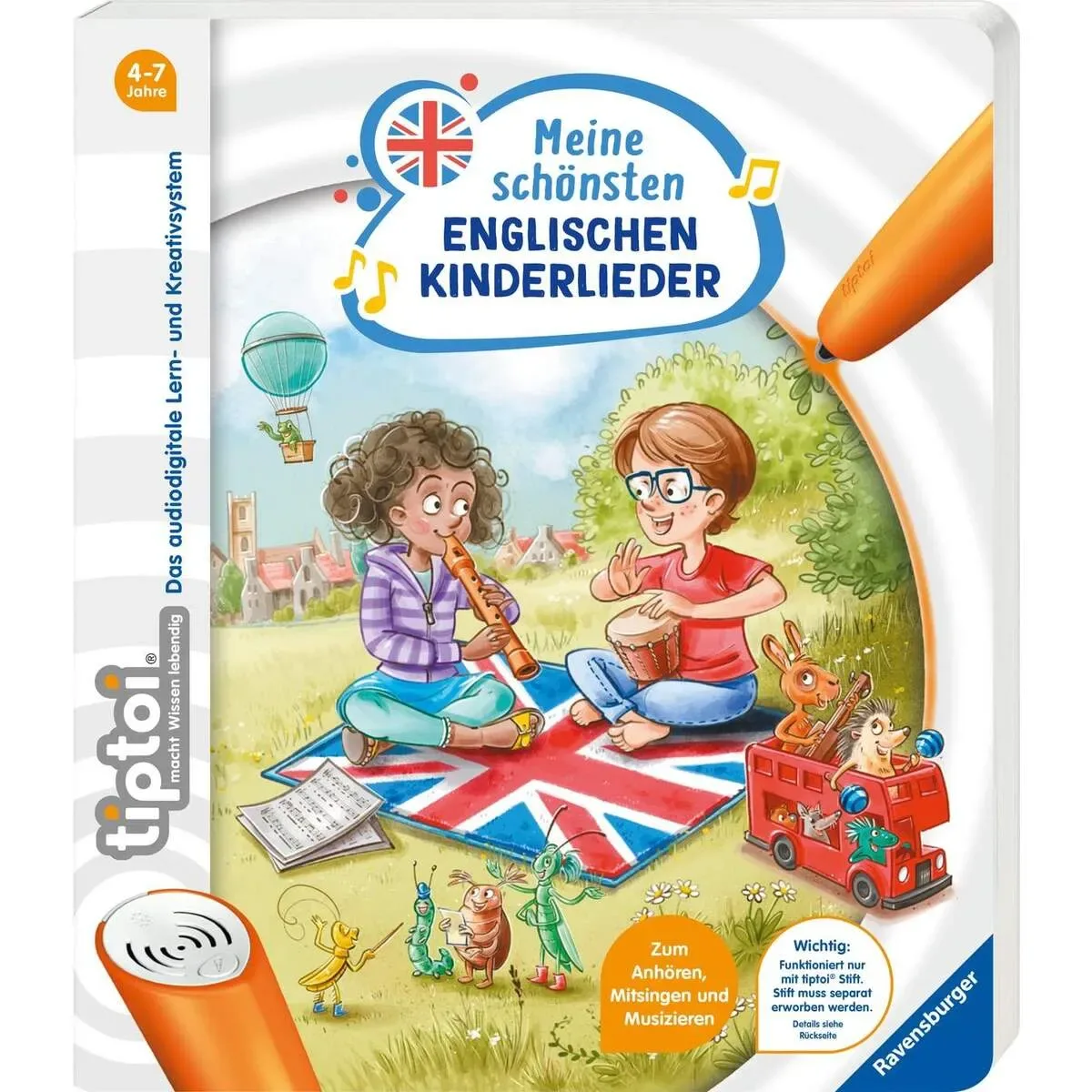 RAVENSBURGER 49225 tiptoi® Meine schönsten englischen Kinderlieder von Ravensburger – Produktfoto