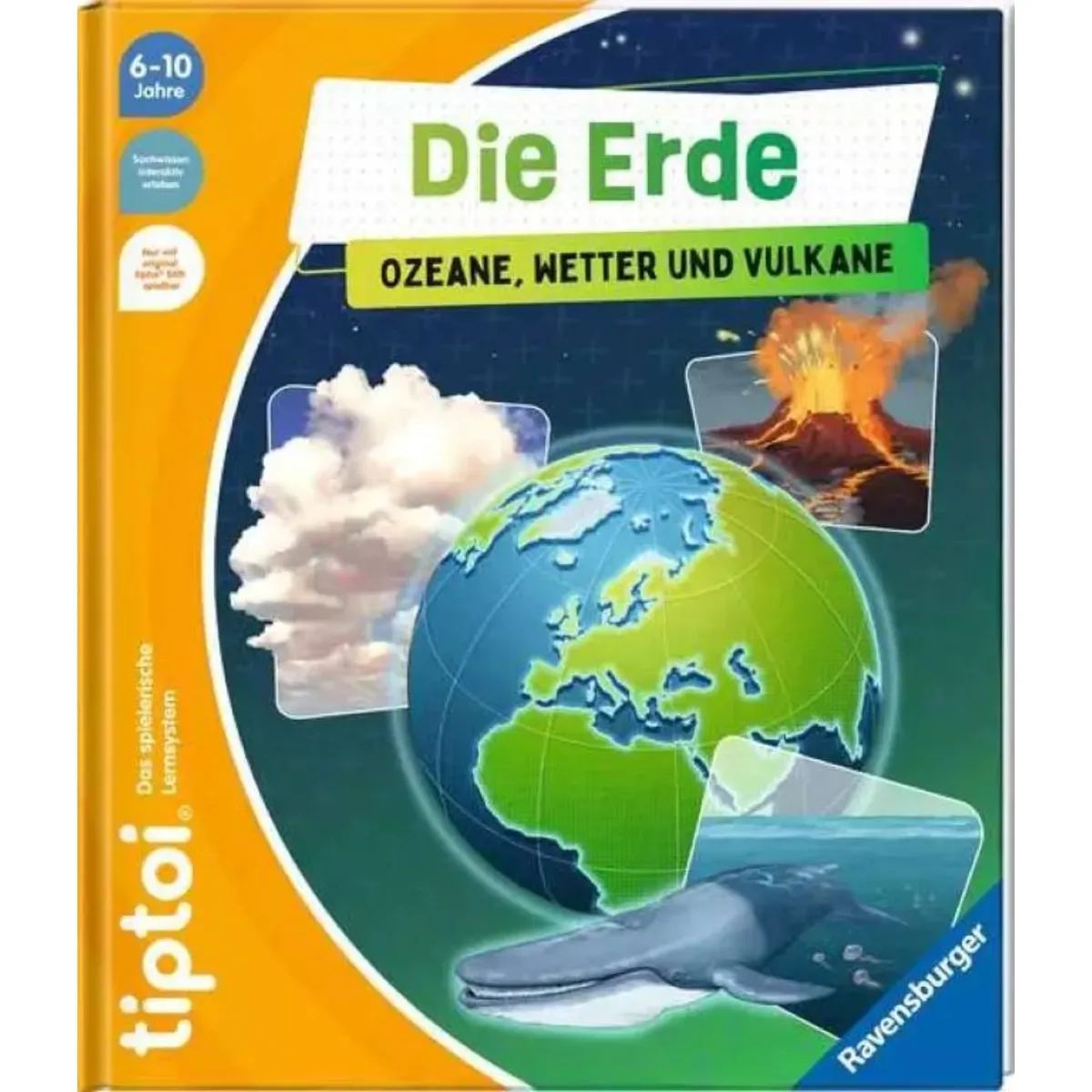 Ravensburger 49296 tiptoi® - Die Erde: Ozeane, Wetter und Vulkane fra Ravensburger – produktbillede