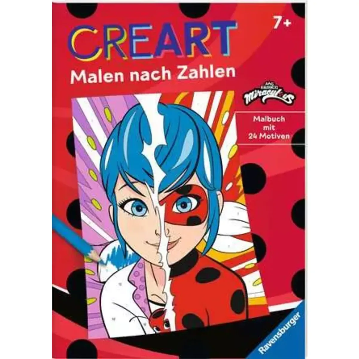 Ravensburger 49846 CreArt Malen nach Zahlen - Miraculous van Ravensburger – productfoto