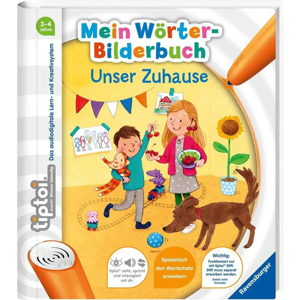 RAVENSBURGER 55405 tiptoi® Mein Wörter-Bilderbuch: Unser Zuhause fra Ravensburger – produktbillede