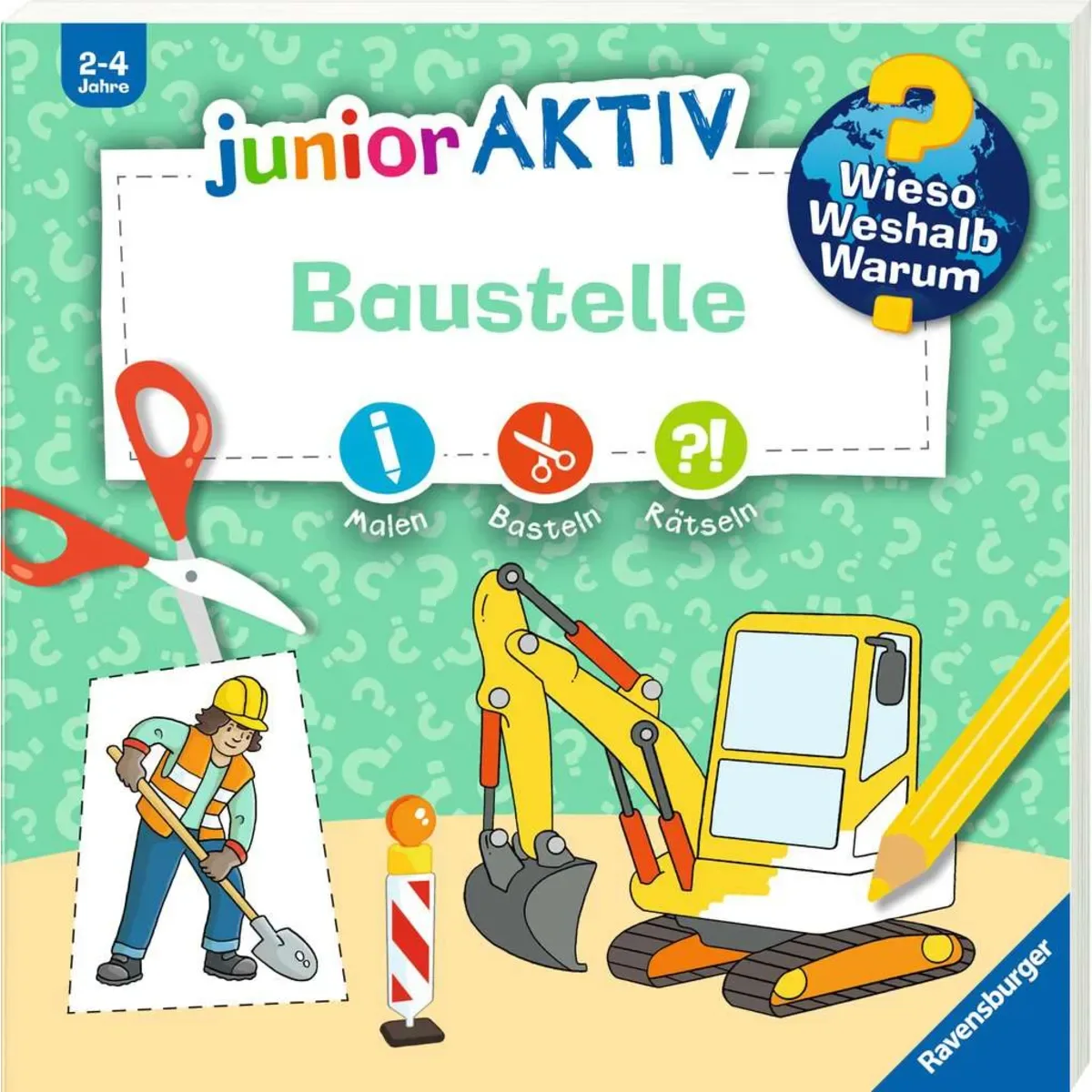 RAVENSBURGER 60039 Wieso? Weshalb? Warum? junior AKTIV: Baustelle von Ravensburger – Produktfoto