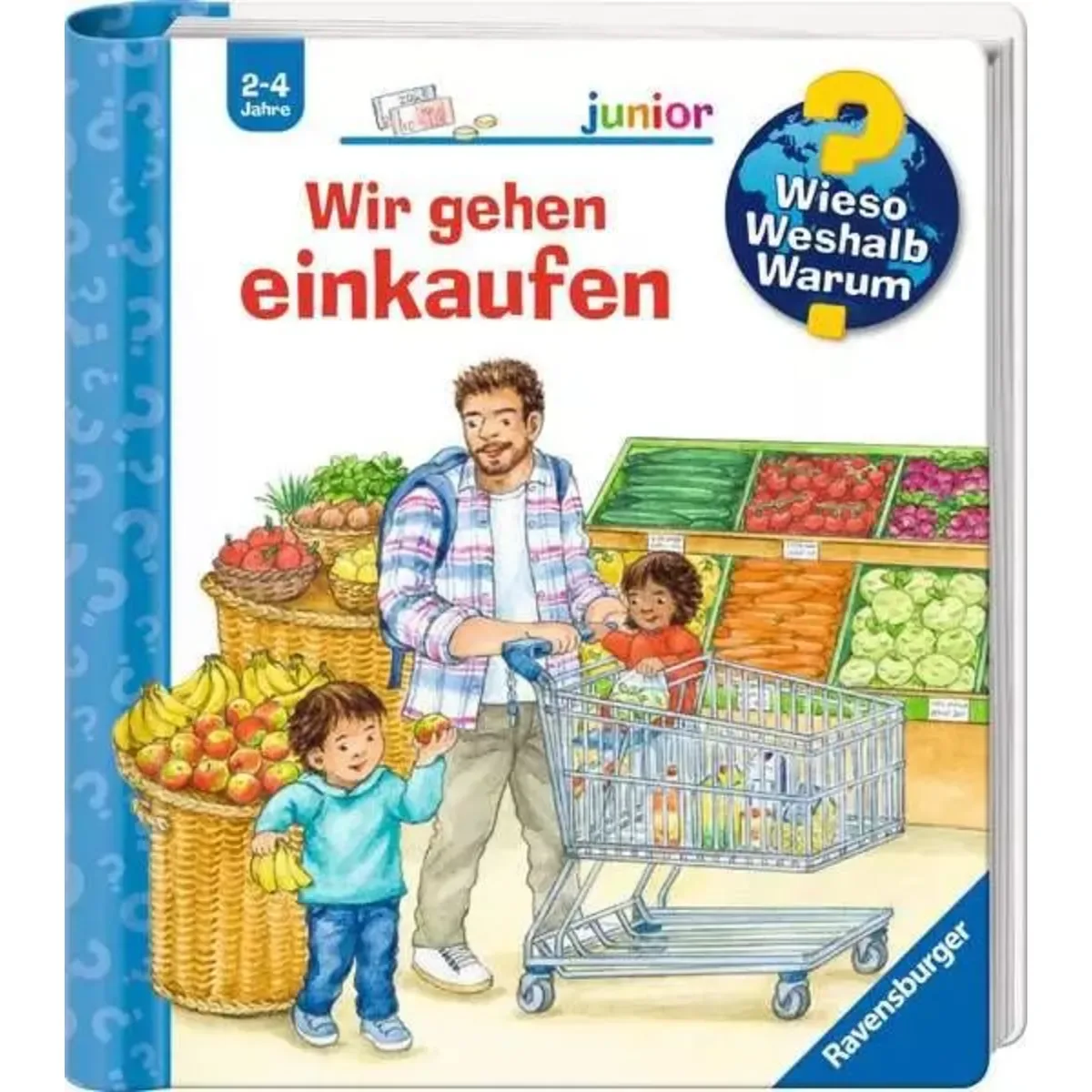 Ravensburger 60053 Wieso? Weshalb? Warum? junior, Band 50 - Wir gehen einkaufen von Ravensburger – Produktfoto