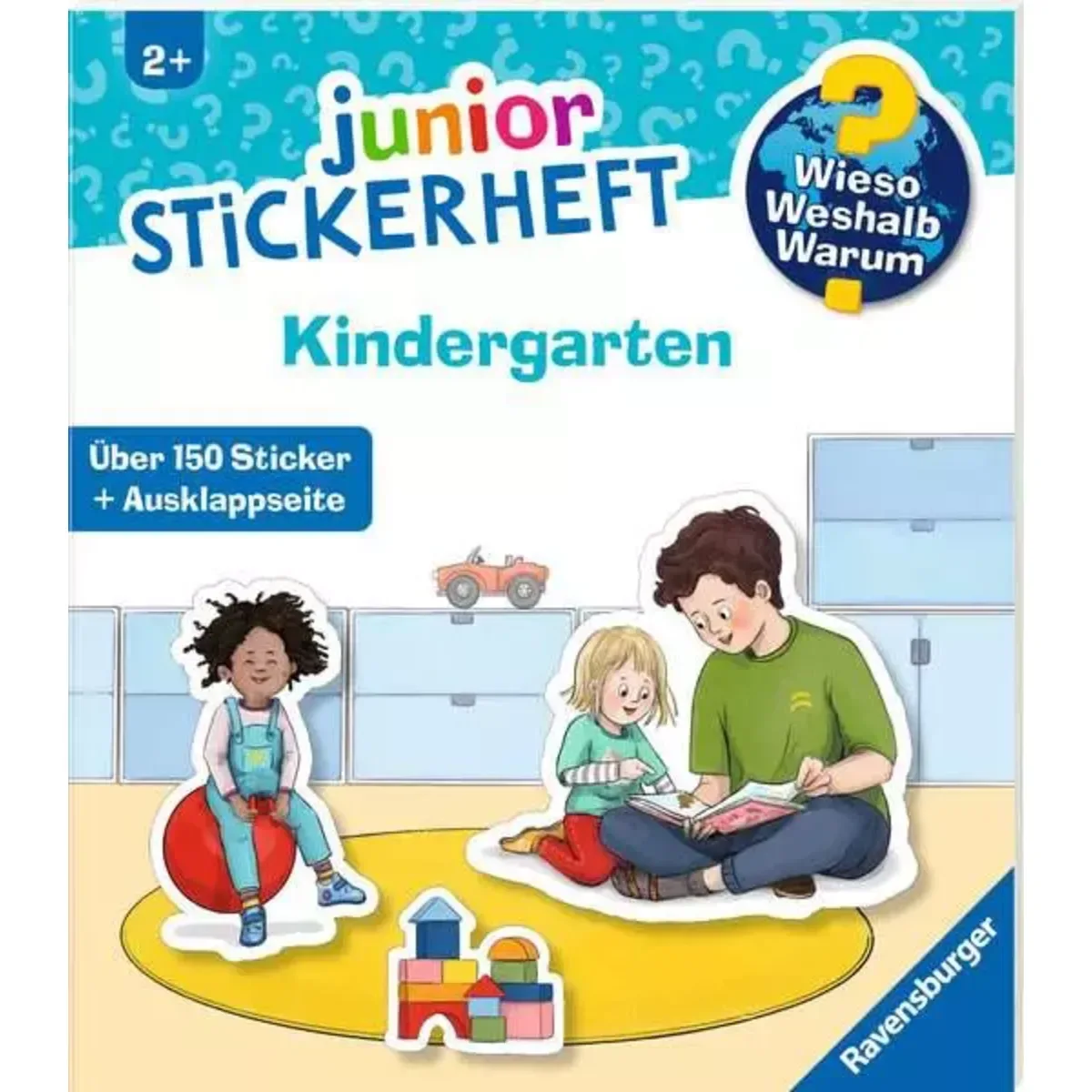 Ravensburger 60110 Wieso? Weshalb? Warum? junior Stickerheft - Kindergarten von Ravensburger – Produktfoto