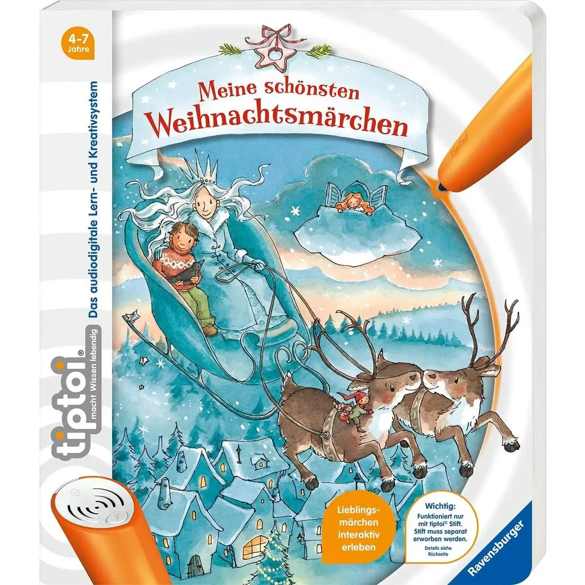 RAVENSBURGER 65888 tiptoi® Meine schönsten Weihnachtsmärchen fra Ravensburger – produktbillede
