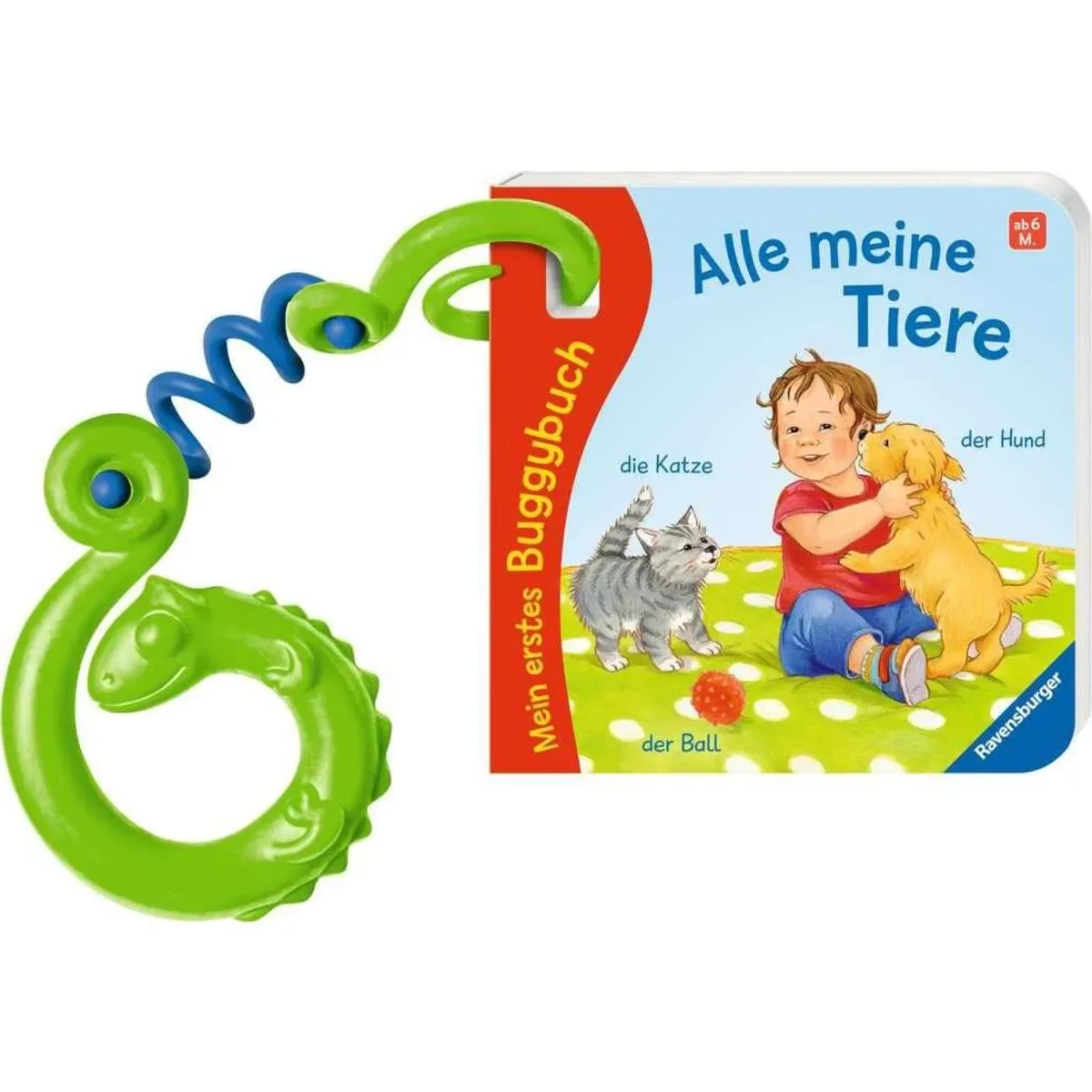 RAVENSBURGER41764 Mein erstes Buggybuch: Alle meine Tiere von Ravensburger – Produktfoto