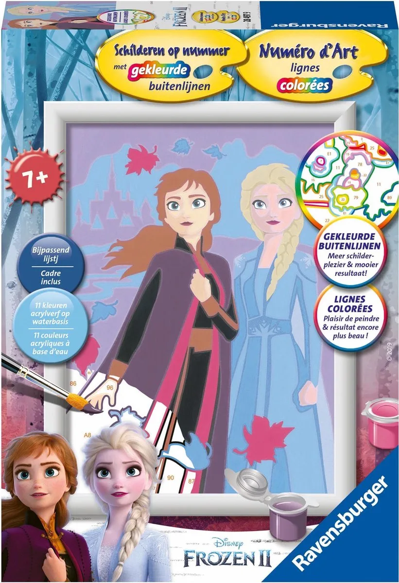 Schilderen Op Nummer - Frozen 2 von Ravensburger in Mehrfarbig – Produktfoto