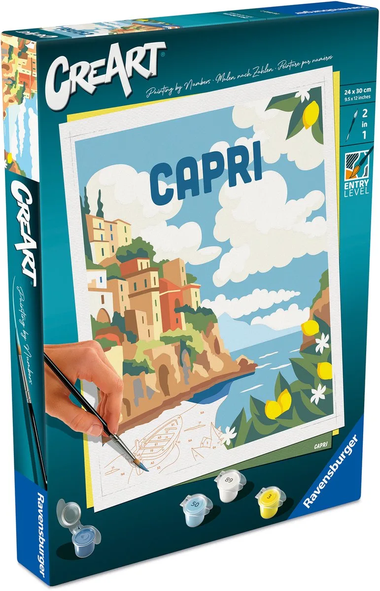 set Capri schilderen Italiaanse kust. von Ravensburger in Mehrfarbig – Produktfoto