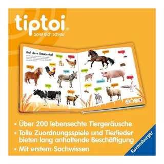 tiptoi Kennst du diese Tiergeräusche?, Lernbuch by Ravensburger – product photo 2 of 3