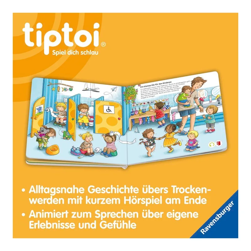 Tiptoi Liv geht aufs Töpfchen by Ravensburger in 1,5 × 22,5 × 22,5 mm – product photo 2 of 3