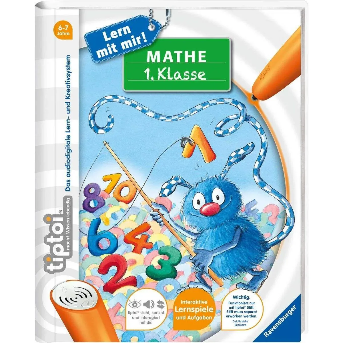 tiptoi® Mathe 1. Klasse (Lern mit mir!) de Ravensburger – photo du produit