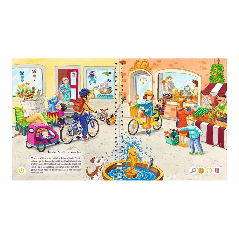 Tiptoi Mein Wörter-Bilderbuch - Unterwegs von Ravensburger in Mehrfarbig, 24,2 × 22,3 mm – Produktfoto