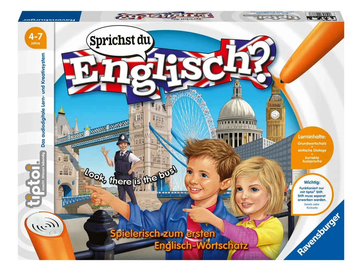 tiptoi Spellen (240 Spreek je Engels) de Ravensburger – photo du produit
