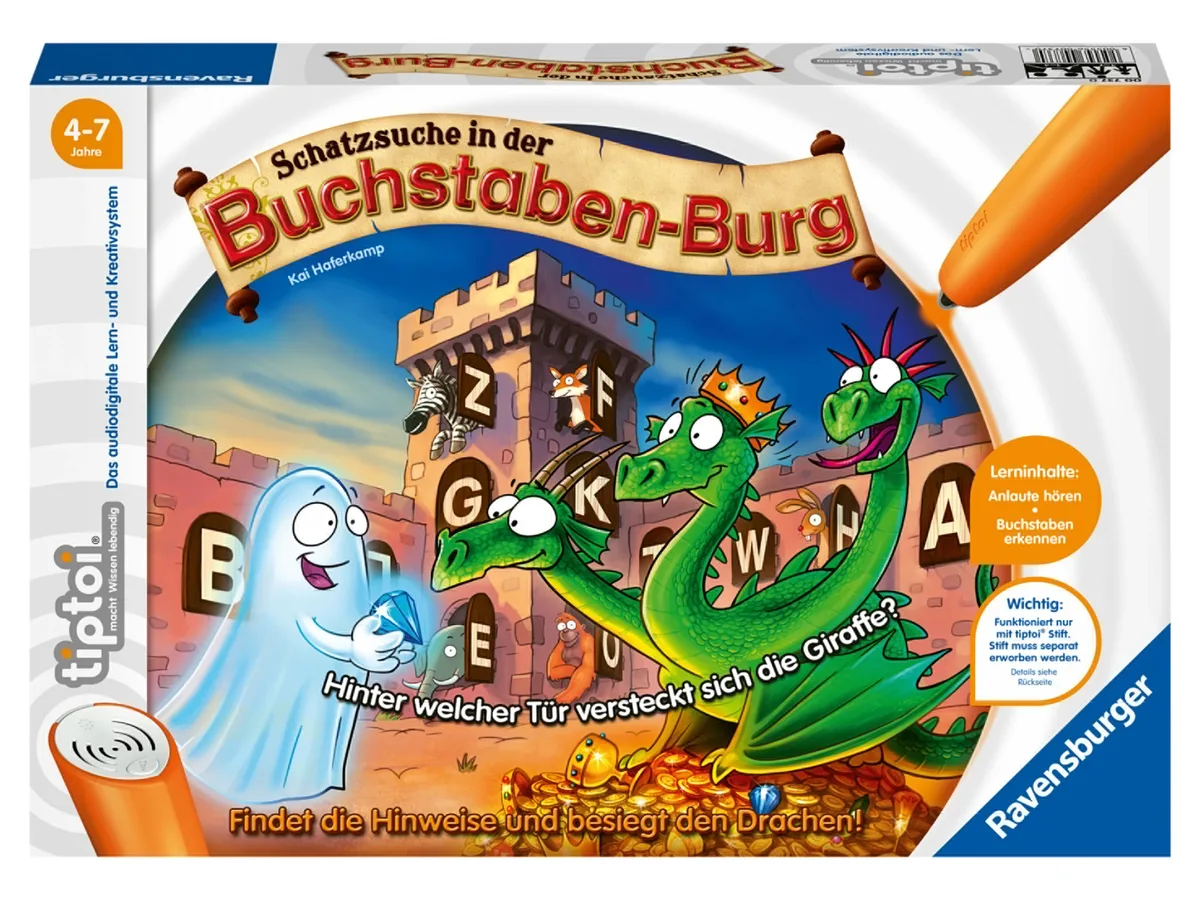 tiptoi Spellen (737 Schattenjacht letter kasteel) by Ravensburger – product photo