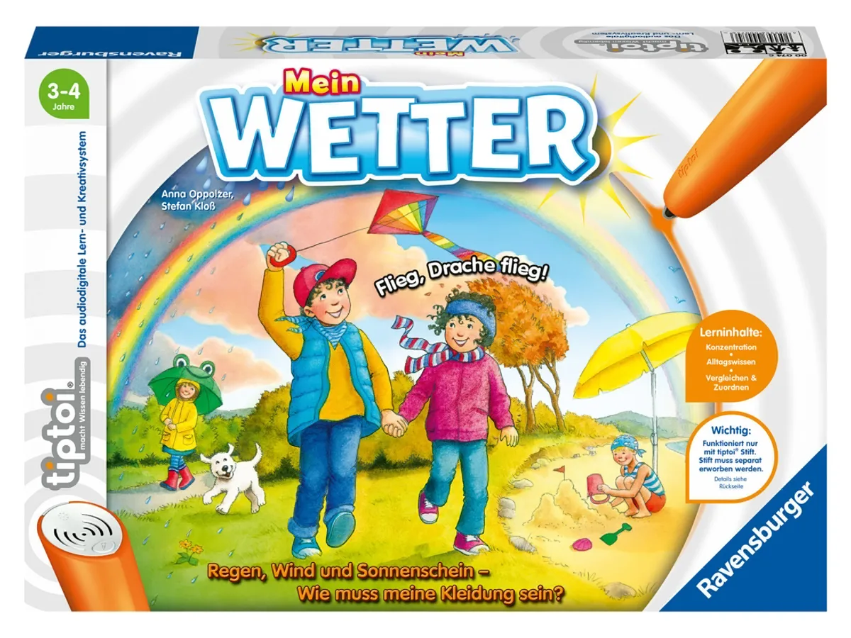 tiptoi Spellen (74 Mijn weer) van Ravensburger – productfoto