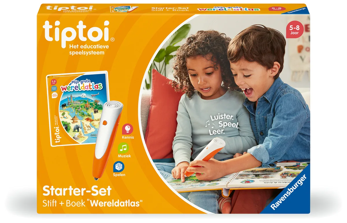 tiptoi starterset mijn grote wereld van Ravensburger – productfoto