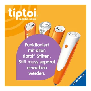Tiptoi Suchen und Entdecken: Meine Tiere von Ravensburger in 1,5 × 22,5 × 22,5 mm – Produktfoto 1 von 2