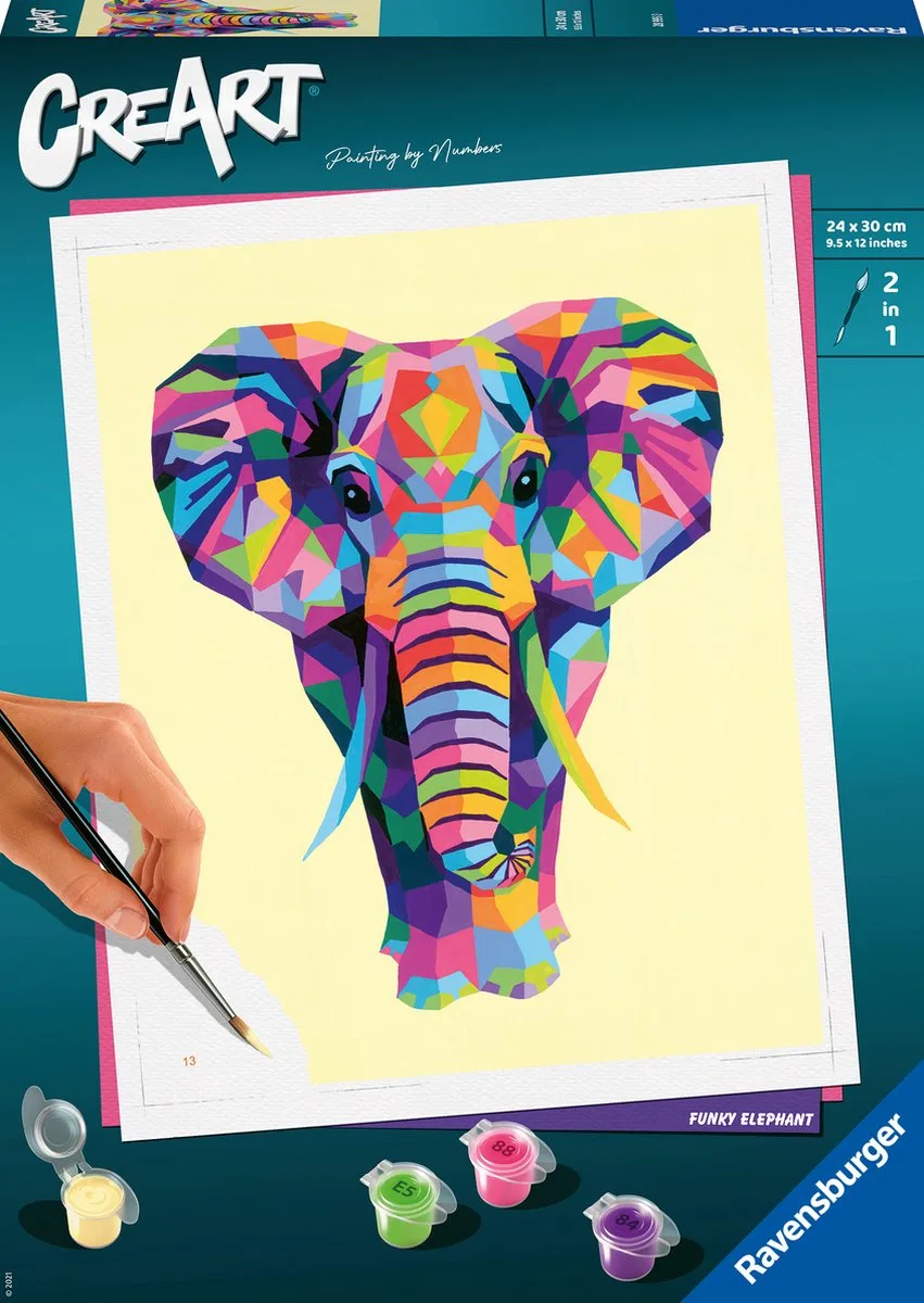 voor volwassenen - CreArt Elephant - 12+ jaar von Ravensburger in Mehrfarbig – Produktfoto