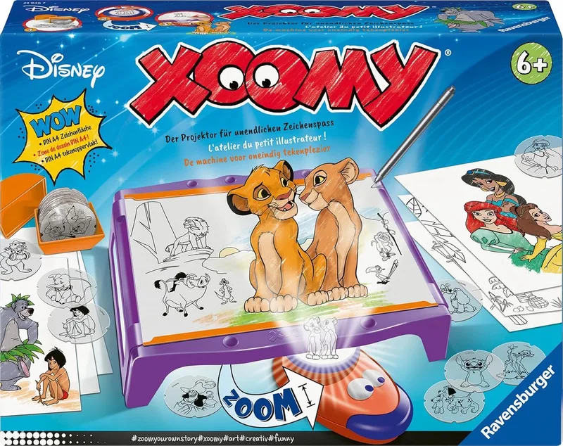 Xoomy® Maxi Disney Classics und Prinzessinnen - Zeichnen lernen, Kreatives Zeichnen und Malen für Kinder ab 6 Jahren, Zeichenset für unendlichen Zeichenspaß de Ravensburger en Multicolore – photo du produit