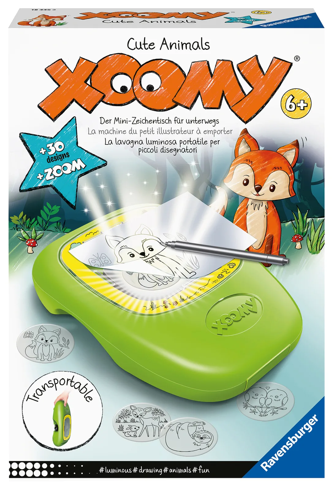 Xoomy midi cute animals von Ravensburger – Produktfoto