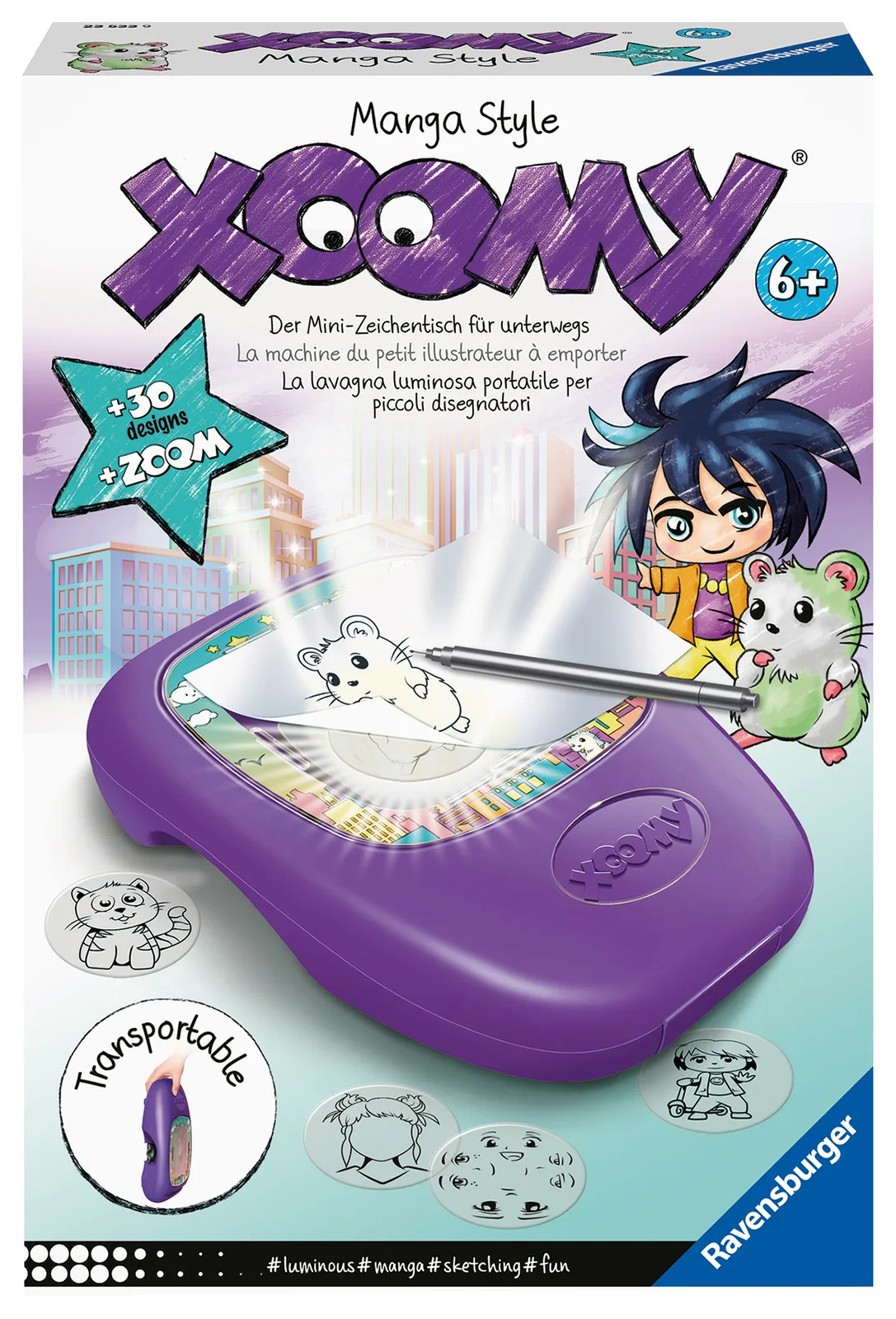 Xoomy Midi Manga Style, Malen von Ravensburger – Produktfoto