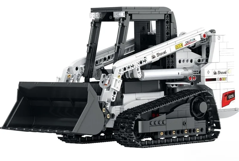 Bobcat Schranklader - Black Friday - RC Techniek Bouwset met Afstandsbediening - 22004 by Reobrix in Contructie – Bobcat Bulldozer – product photo