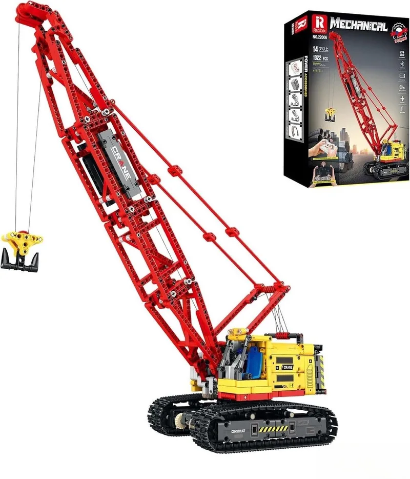 RC Rupsband hijskraan - 22006 van Reobrix in Constructie – RC Rupsband Hijskraan – productfoto