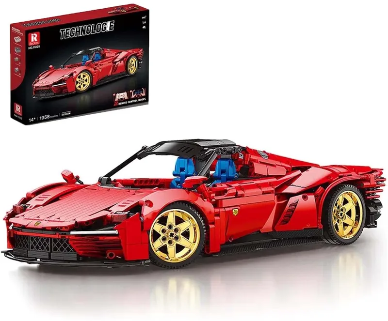 Reobrix 11025 Ferrari Daytona SP3 Afstand bestuurbare, 1:10 Schaal 1958 Stuks by Reobrix in Goud – product photo
