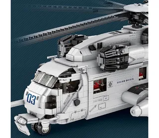 Reobrix 33037 CH-53E Transporthubschrauber Konstruktions-Spielset, (2192 St) von Reobrix – Produktfoto 5 von 5