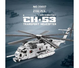 Reobrix 33037 CH-53E Transporthubschrauber Konstruktions-Spielset, (2192 St) von Reobrix – Produktfoto 2 von 5