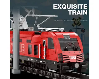 Reobrix 66020 Taurus trein retro classic bouwset | Locomotief city miniatuur modelbouw | Technische educatief creator speelgoed ideas bouwpakketten voor expert volwassenen & kinderen | Niet geschikt voor Lego rails | Bouwdoos met 1939 bouwstenen de Reobrix en City – Taurus Trein – photo du produit 3 sur 5