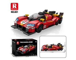 Reobrix 661 Sportwagen 499P bouwset | City fast champions adventure | Creator classic motor bouwpakket | Technic speelgoed ideas voor volwassenen | Icons furious speed auto | Technische bouwdoos met 327 bloks de Reobrix en Auto geschikt voor lego – photo du produit 2 sur 5