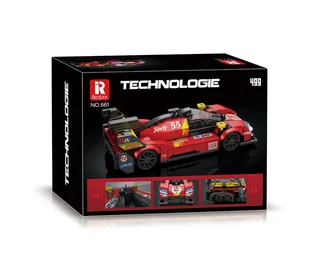 Reobrix 661 Sportwagen 499P bouwset | City fast champions adventure | Creator classic motor bouwpakket | Technic speelgoed ideas voor volwassenen | Icons furious speed auto | Technische bouwdoos met 327 bloks de Reobrix en Auto geschikt voor lego – photo du produit 4 sur 5