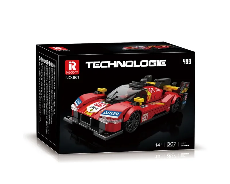 Reobrix 661 Sportwagen 499P bouwset | City fast champions adventure | Creator classic motor bouwpakket | Technic speelgoed ideas voor volwassenen | Icons furious speed auto | Technische bouwdoos met 327 bloks de Reobrix en Auto geschikt voor lego – photo du produit 5 sur 5