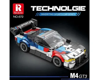 Reobrix 672 M4 GT3 Speed Champion Konstruktions-Spielset, (385 St) von Reobrix – Produktfoto 2 von 5