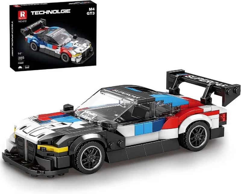 Reobrix 672 M4 GT3 Speed Champion Konstruktions-Spielset, (385 St) van Reobrix – productfoto