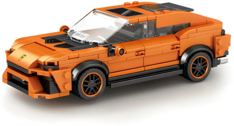 Reobrix 690 - raceauto speelgoed - bouwen - 14+ - 377 pcs van Reobrix in Oranje – productfoto