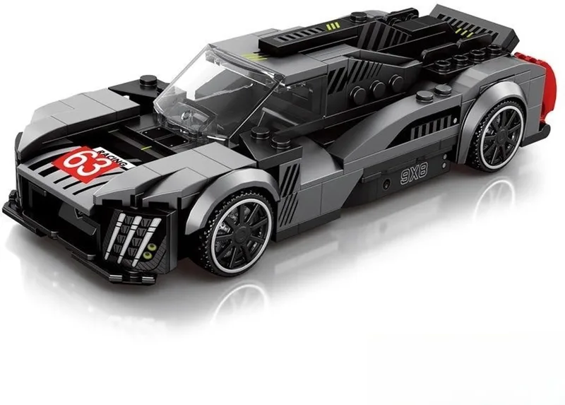 Reobrix 793 PEUGEOT 9X8 1:24 bouwset | City fast champions adventure | Creator classic motor bouwpakket | Technic speelgoed ideas voor volwassenen | Icons furious speed auto geschikt voor lego | Technische bouwdoos met 274 bouwstenen van Reobrix in Racing: 1:24 PEUGEOT 9X8 – productfoto