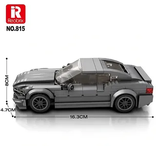 Reobrix 815 BMW M4 Coupé bouwset | City fast champions adventure | Creator classic motor bouwpakket | Technic speelgoed ideas voor volwassenen | Icons furious speed auto | Technische bouwdoos met 369 bloks de Reobrix en Auto geschikt voor lego – photo du produit 4 sur 5