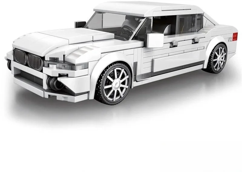 Reobrix 819 BMW M760 bouwset | City fast champions adventure | Creator classic motor bouwpakket | Technic speelgoed ideas voor volwassenen | Icons furious speed auto geschikt voor lego | Technische bouwdoos met 398 bouwstenen van Reobrix in Racing: 1:24 BMW M760 – productfoto