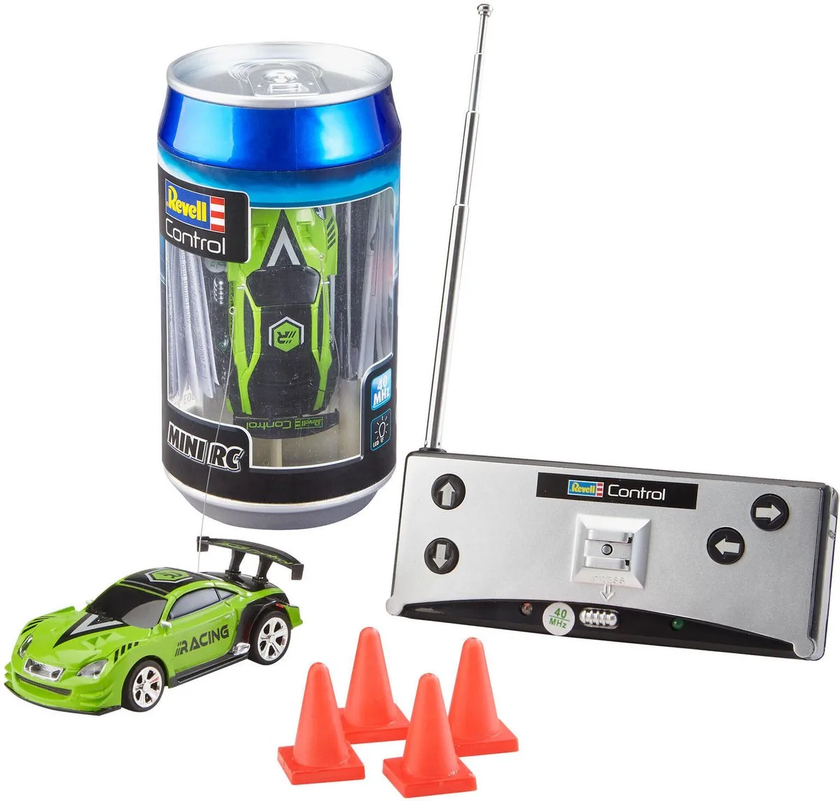 RC voertuig - 23560 Mini RC Racing Car, groene RC Model Kant en Klaar de Revell en Vert – photo du produit